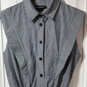 Nooworks railroad stripe jumpsuit (L)